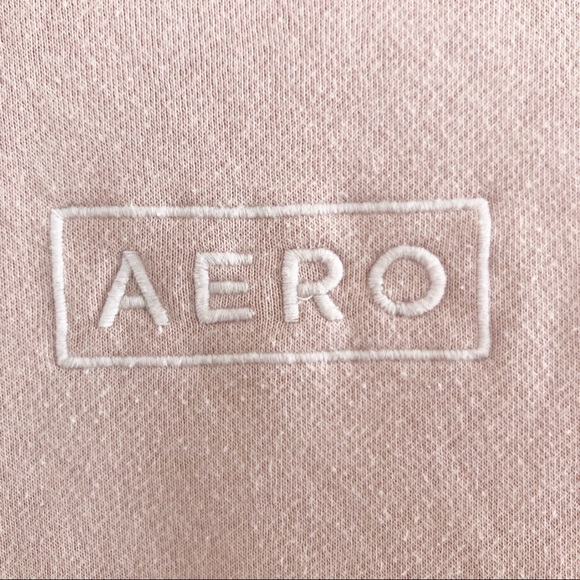 Aeropostale Graphic Logo Pink Sweatshirt Sz Small - Picture 3 of 5